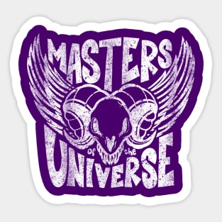 Classic 1980 Winged Skull Sticker